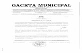 Gaceta municipal extraordinaria 29-2016