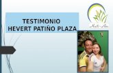 Testimonio hevert patiño plaza