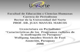 Power point Tesis: Características de Programas radiales de la madrugada en Paraguay