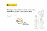 Estrategia de Impulso del vehículo con energías alternativas (VEA ...