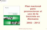 Plan Director de la Bicicleta en Alemania 2002-2012