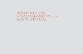 AnexosPrograma de Estudios de Arquitectura