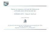 Hacia un sistema vertical de referencia unificado para América del Sur