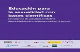 Educación para la sexualidad con bases científicas: Documento de