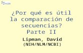 ¿Por qué es útil la comparación de secuencias? in Spanish