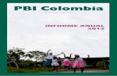 Informe anual 2013 PBI Colombia