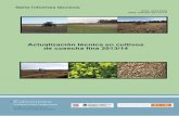 actualización técnica en cultivos de cosecha fina 2013/14