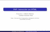 PHP: Interacción con HTML