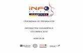 Consulte los resultados de INFOMATRIX Sudamérica Colombia 2016