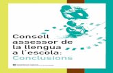 Consell assessor de la llengua a l'escola: Conclusions [2,39 MB ]