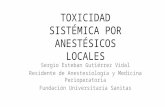 Toxicidad anestesicos locales