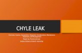 Pam J Chyle Leak Presentation