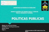 Políticas publicas tercer parcial