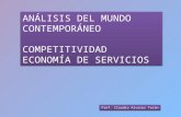 Competitividad y economía de servicios