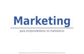 Marketing para emprendedores no marketeros