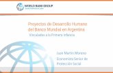 Banco Mundial "proyectos de desarrollo humano en Argentina" Juan M. Moreno