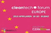 Cleantech Forum Europe 2013 - Bilbao (EUS)