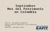 Septiembre mes del patrimonio en Colombia