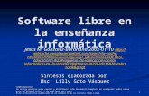 Software libre en la enseñanza informática