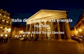 Italia dice que no a la energía