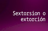 Sextorcion o extorción