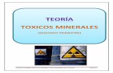 Tóxicos Minerales (TEORÍA)