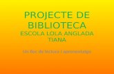 Projecte de biblioteca escola Lola Anglada (Tiana)