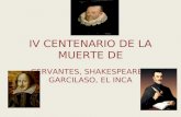 IV centenario de la muerte de Cervantes