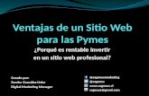 Ventajas de un sitio web para pymes