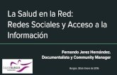 La Salud en la Red: Redes Sociales y Acceso a la Información
