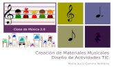 Creacion materiales musicales y diseño de actividades TIC
