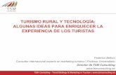 ￼TURISMO RURAL Y TECNOLOGÍA: ALGUNAS IDEAS PARA ENRIQUECER LA EXPERIENCIA DE LOS TURISTAS