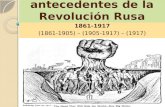 Causas y antecedentes de la Revolución rusa
