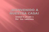 Spanish 1 u5 l1 vocab intro day 1