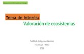 Busqueda información valoración de ecosistemas