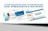 Catalogo Y Modelos De Tarjetas De Presentación