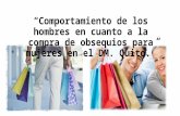 Comportamiento de los hombres en cuanto a la compra de obsequios para mujeres en el DM. Quito