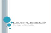 La religión y descriminación