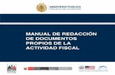 Manual de redacción de documentos propios de la actividad fiscal
