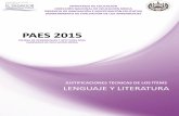Paes 2015 lenguaje y literatura
