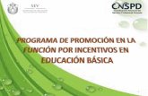 Programa de Promoción en la Función por Incentivos en E.B.