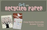 Recycled paper presentation