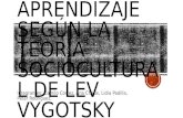 El aprendizaje según la teoría sociocultural de lev vygotsky