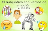 Subjuntivo con verbos de emoción