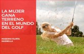 La mujer gana terreno en el golf español