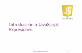 Javascript Módulo 5 - javascript sentencia, expresión, variable, función - Univ. Carlos III