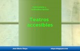Teatros accesibles. subtitulado y audiodescripción.