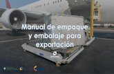 Lanzamiento Manual Empaque y Embalaje para Exportación