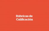 RUBRICAS DE CALIFICACIÓN