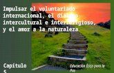 Presentación libro 7   cap 5 impulsar el voluntariado y el dialogo intercultural e interreligioso